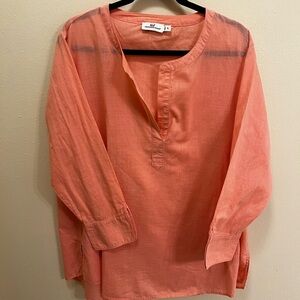 Vineyard Vines Coral Button Down Shirt